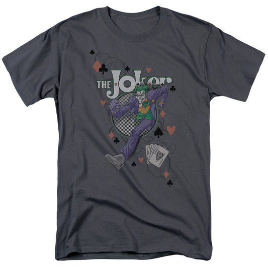Batman Always A Joker Mens T Shirt Charcoal Officially Licensed