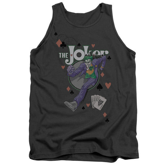 Batman Always A Joker Mens Tank Top Shirt Charcoal Officially Licensed