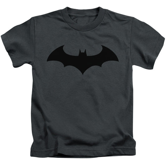 Batman Hush Logo Juvenile Kids Youth T Shirt Charcoal Officially Licensed