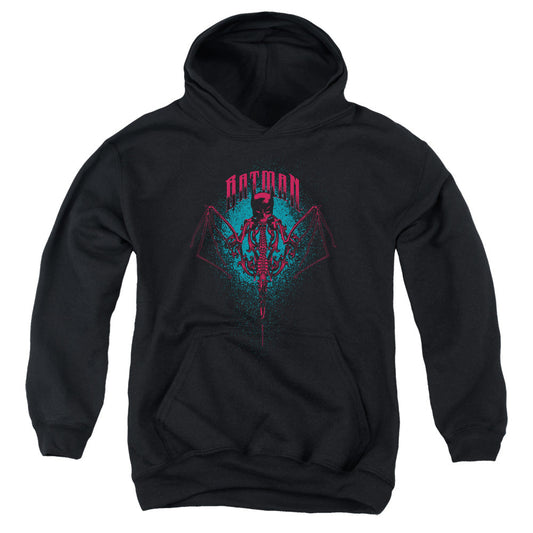 Batman Carpe Nocturn Kids Youth Hoodie Black Officially Licensed