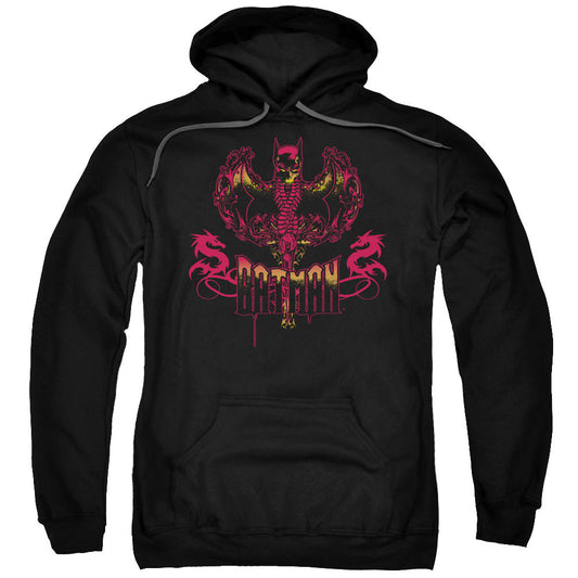 Batman Heart Of Fire Mens Hoodie Black Officially Licensed