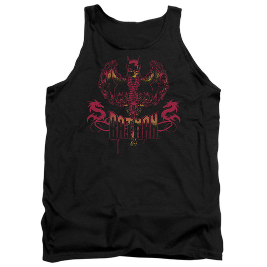 Batman Heart Of Fire Mens Tank Top Shirt Black Officially Licensed