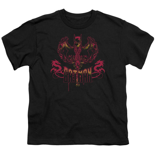 Batman Heart Of Fire Kids Youth T Shirt Black Officially Licensed