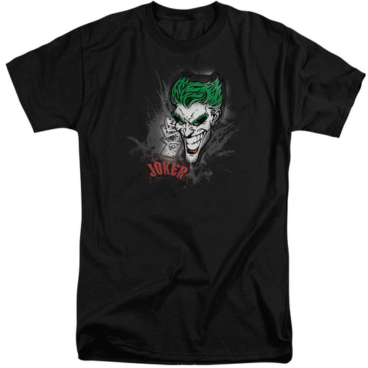Batman Joker Sprays The City Mens Tall T Shirt Black Officially Licensed