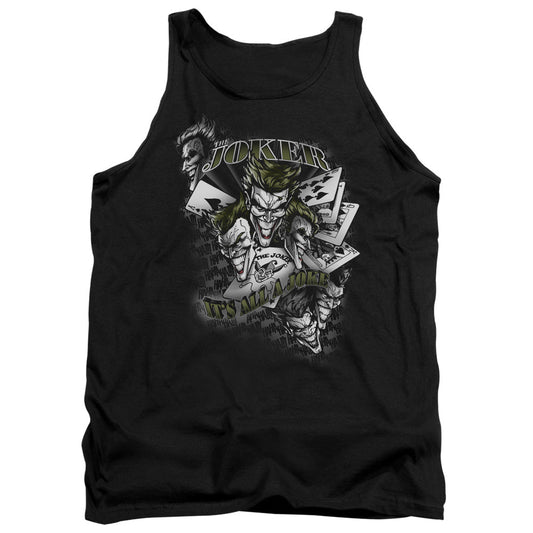 Batman Its All A Joke Mens Tank Top Shirt Black Officially Licensed