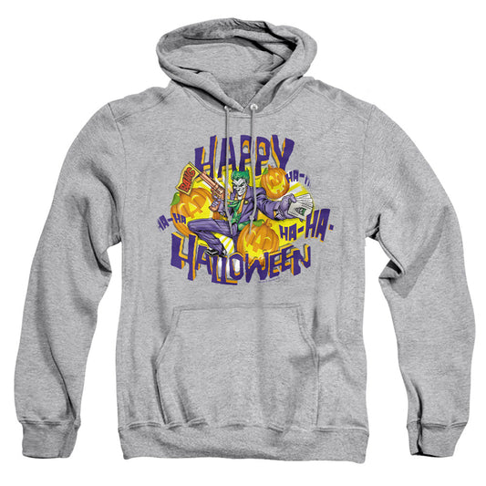 Batman Ha Ha Halloween Mens Hoodie Athletic Heather Officially Licensed