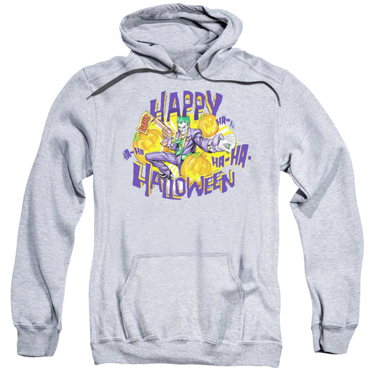 Batman Ha Ha Halloween Mens Hoodie Athletic Heather Officially Licensed