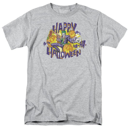 Batman Ha Ha Halloween Mens T Shirt Athletic Heather Officially Licensed
