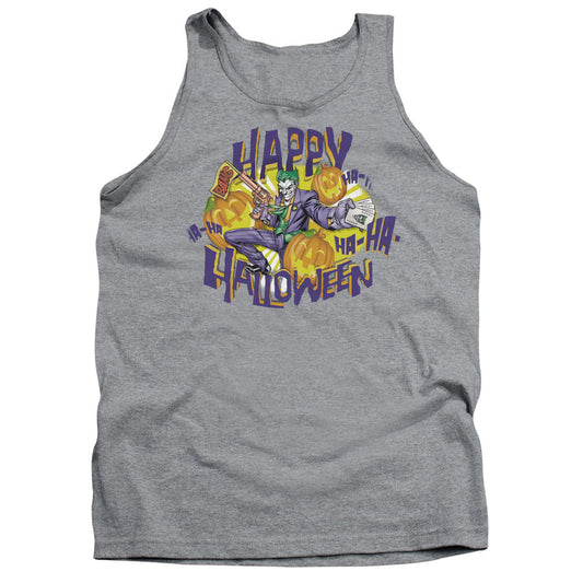 Batman Ha Ha Halloween Mens Tank Top Shirt Athletic Heather Officially Licensed