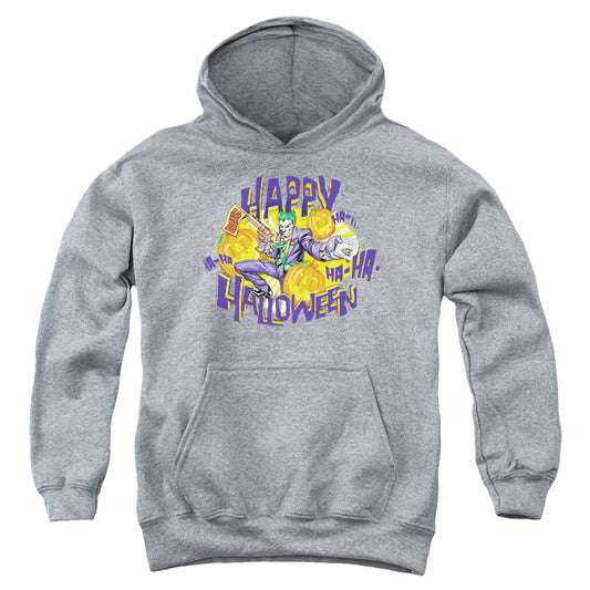 Batman Ha Ha Halloween Kids Youth Hoodie Heather Officially Licensed