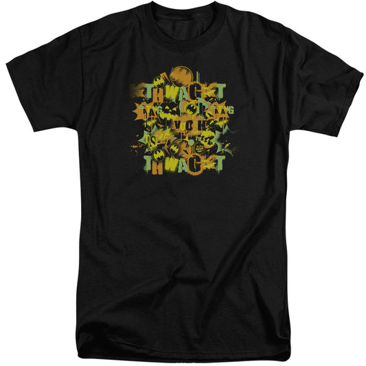 Batman Halloween Knight Sounds Mens Tall T Shirt Black Officially Licensed