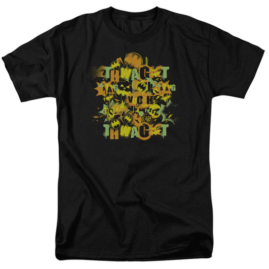 Batman Halloween Knight Sounds Mens T Shirt Black Officially Licensed