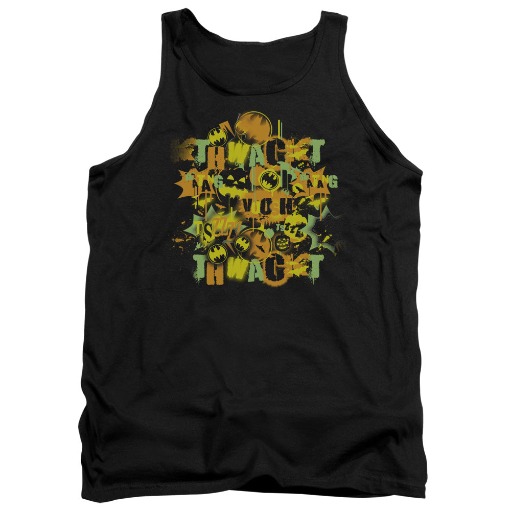 Batman Halloween Knight Sounds Mens Tank Top Shirt Black Officially Licensed