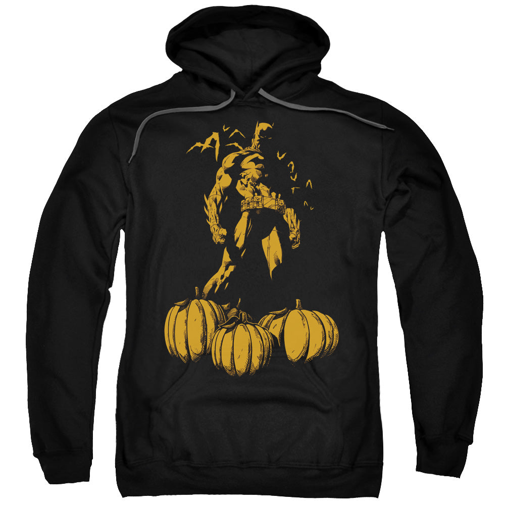 Batman A Bat Among Pumpkins Mens Hoodie Black Officially Licensed