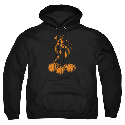 Batman A Bat Among Pumpkins Mens Hoodie Black Officially Licensed
