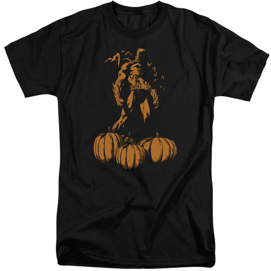 Batman A Bat Among Pumpkins Mens Tall T Shirt Black Officially Licensed