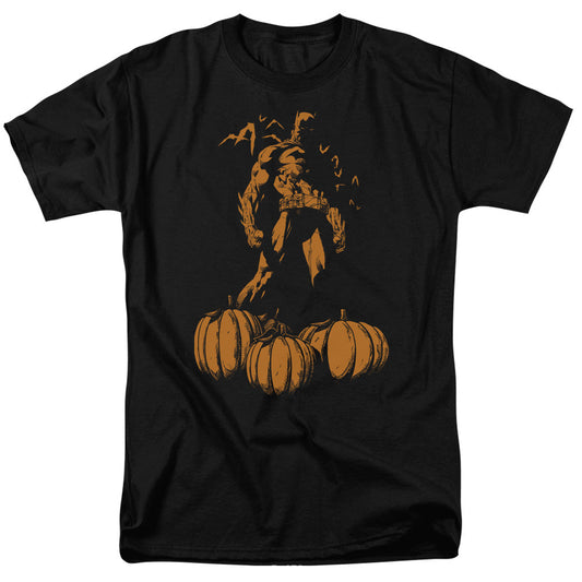 Batman A Bat Among Pumpkins Mens T Shirt Black Officially Licensed