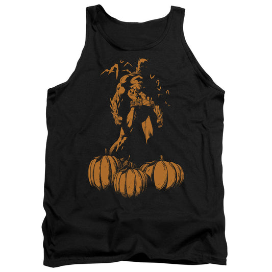 Batman A Bat Among Pumpkins Mens Tank Top Shirt Black Officially Licensed