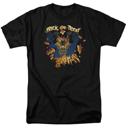 Batman Pumpkin Burst Mens T Shirt Black Officially Licensed