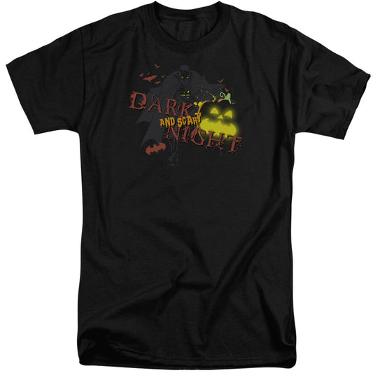 Batman Dark And Scary Night Mens Tall T Shirt Black Officially Licensed