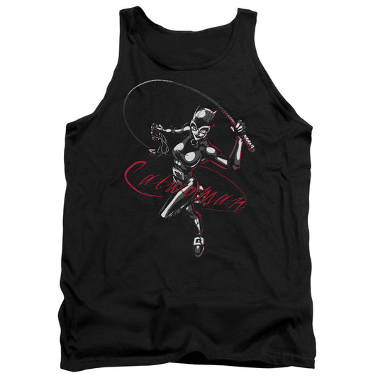 Batman Kiten With A Whip Mens Tank Top Shirt Black Officially Licensed