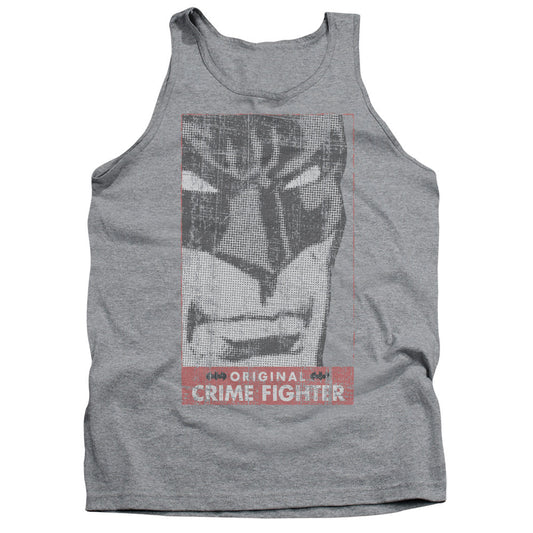 Batman Orginal Crime Fighter Mens Tank Top Shirt Athletic Heather Officially Licensed