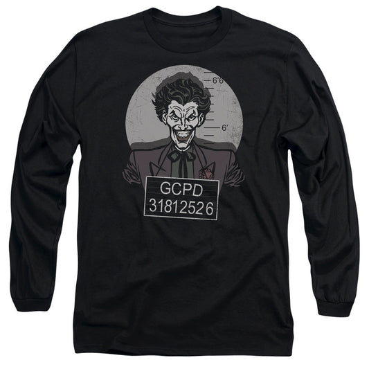 Batman Busted! Mens Long Sleeve Shirt Black Officially Licensed