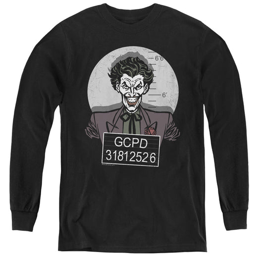 Batman Busted! Long Sleeve Kids Youth T Shirt Black Officially Licensed