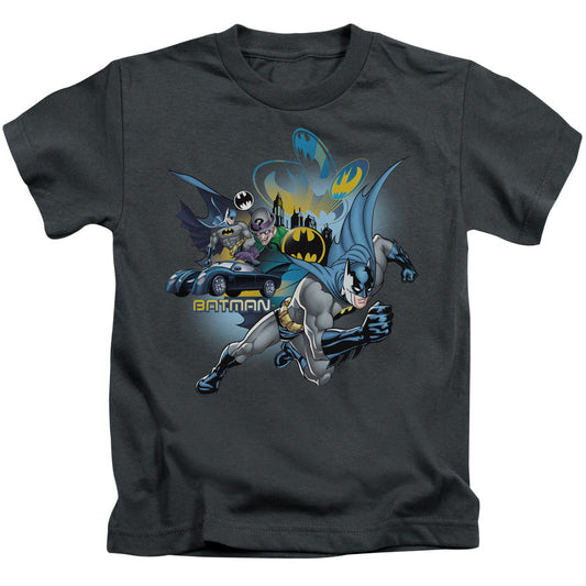 Batman Call Of Duty Juvenile Kids Youth T Shirt Charcoal Officially Licensed