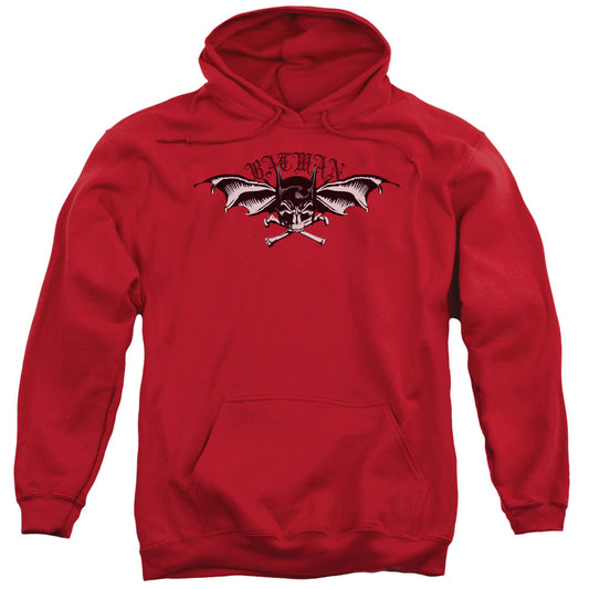 Batman Wings Of Wrath Mens Hoodie Red Officially Licensed