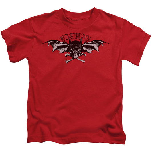 Batman Wings Of Wrath Juvenile Kids Youth T Shirt Red Officially Licensed