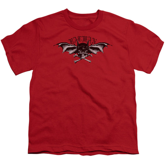 Batman Wings Of Wrath Kids Youth T Shirt Red Officially Licensed