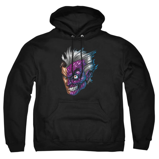 Batman Just Face Mens Hoodie Black Officially Licensed