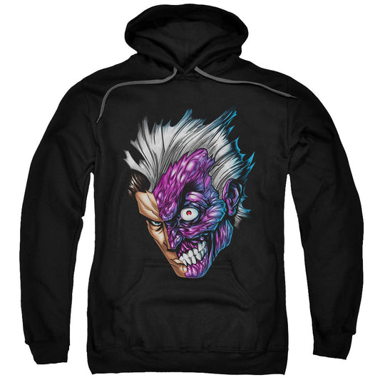 Batman Just Face Mens Hoodie Black Officially Licensed