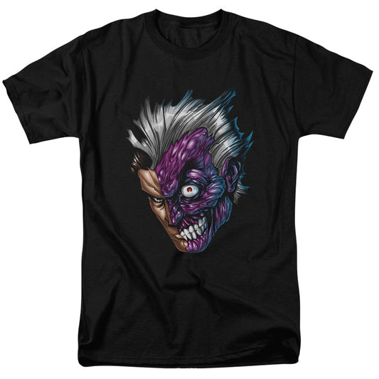 Batman Just Face Mens T Shirt Black Officially Licensed