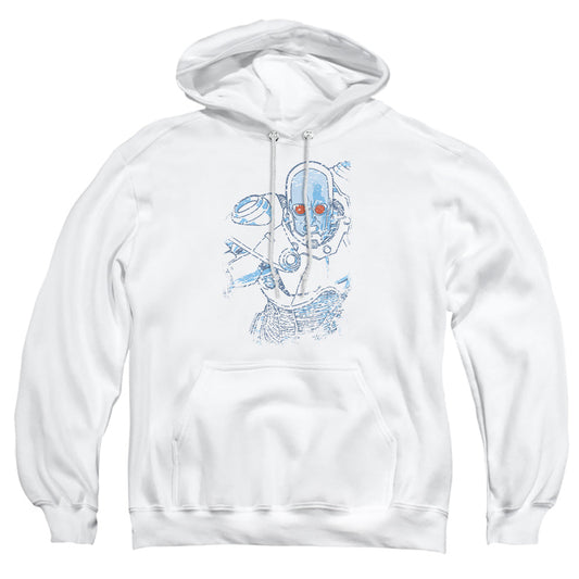 Batman Snowblind Freeze Mens Hoodie White Officially Licensed