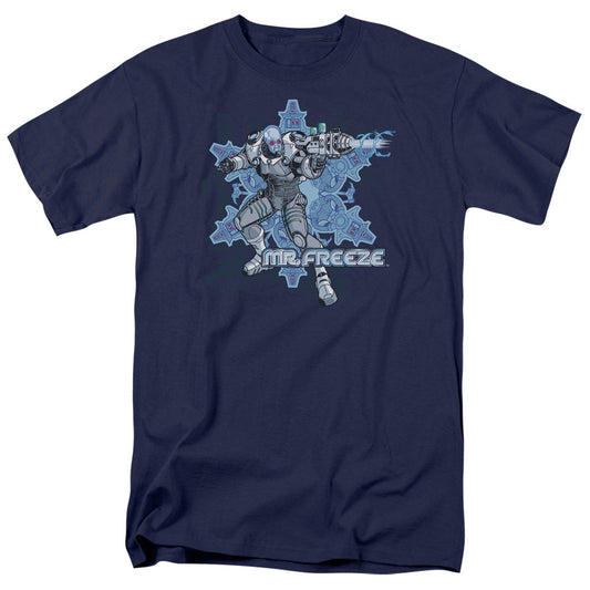 Batman Mr Freeze Mens T Shirt Navy Officially Licensed