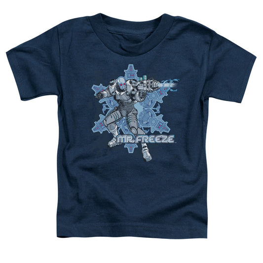 Batman Mr Freeze Toddler Kids Youth T Shirt Navy Blue Officially Licensed
