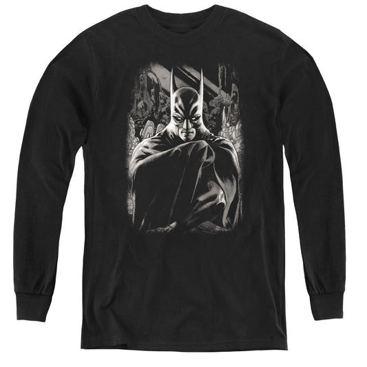 Batman Detective 821 Cover Long Sleeve Kids Youth T Shirt Black Officially Licensed