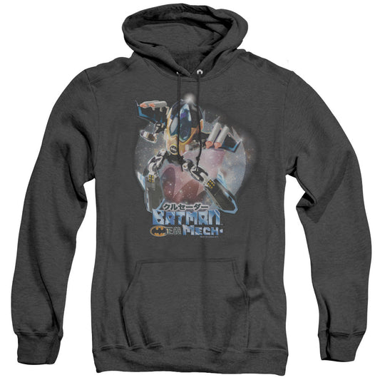 Batman Batman Mech Heather Mens Hoodie Black Officially Licensed