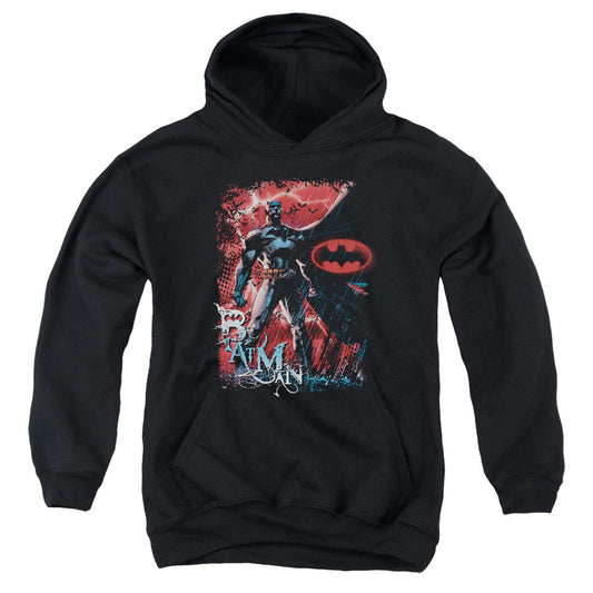 Batman Gotham Reign Kids Youth Hoodie Black Officially Licensed
