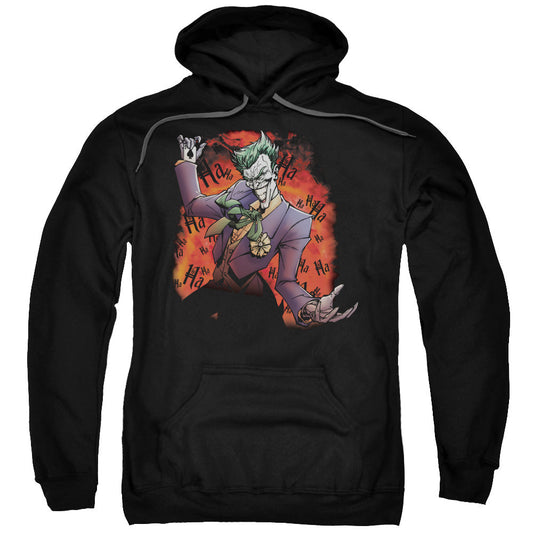 Batman Jokers Ave Mens Hoodie Black Officially Licensed