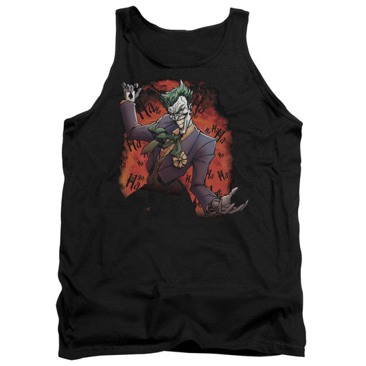 Batman Jokers Ave Mens Tank Top Shirt Black Officially Licensed