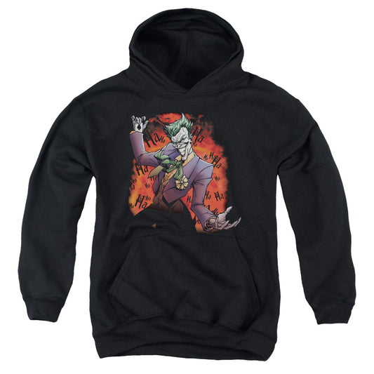 Batman Jokers Ave Kids Youth Hoodie Black Officially Licensed
