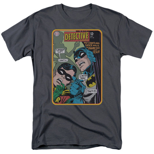 Batman Detective #380 Mens T Shirt Charcoal Officially Licensed