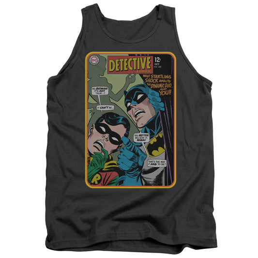 Batman Detective #380 Mens Tank Top Shirt Charcoal Officially Licensed