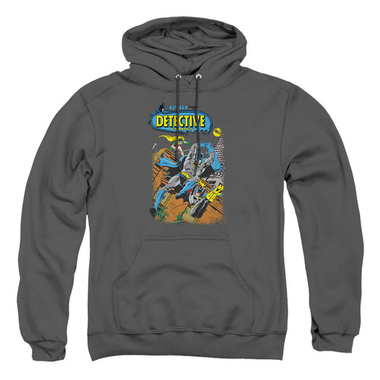 Batman Detective #487 Mens Hoodie Charcoal Officially Licensed