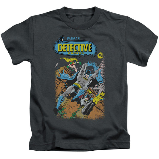 Batman Detective #487 Juvenile Kids Youth T Shirt Charcoal Officially Licensed