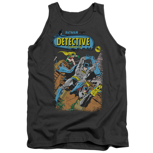 Batman Detective #487 Mens Tank Top Shirt Charcoal Officially Licensed