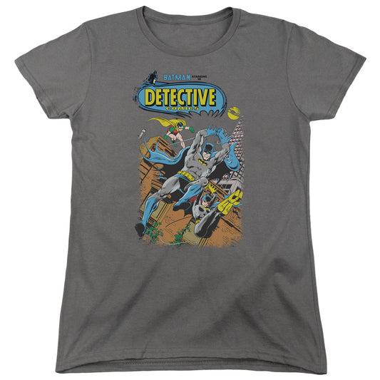 Batman Detective #487 Womens T Shirt Charcoal Officially Licensed